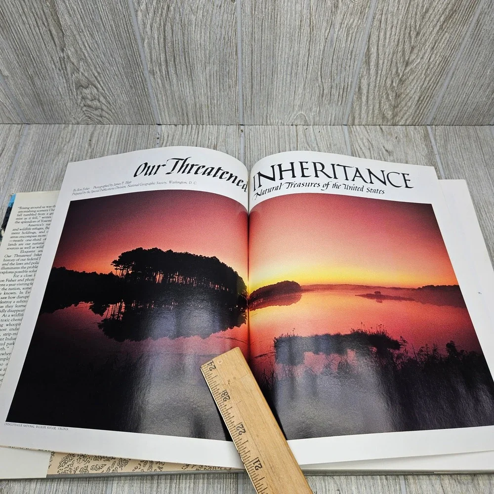 Our Threatened Inheritance National Geographic 1984 Hardcover Ron Fisher‎ Nature